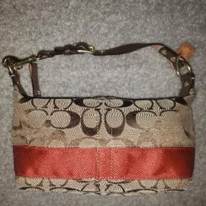 COACH Signature Stripe Small Pouch